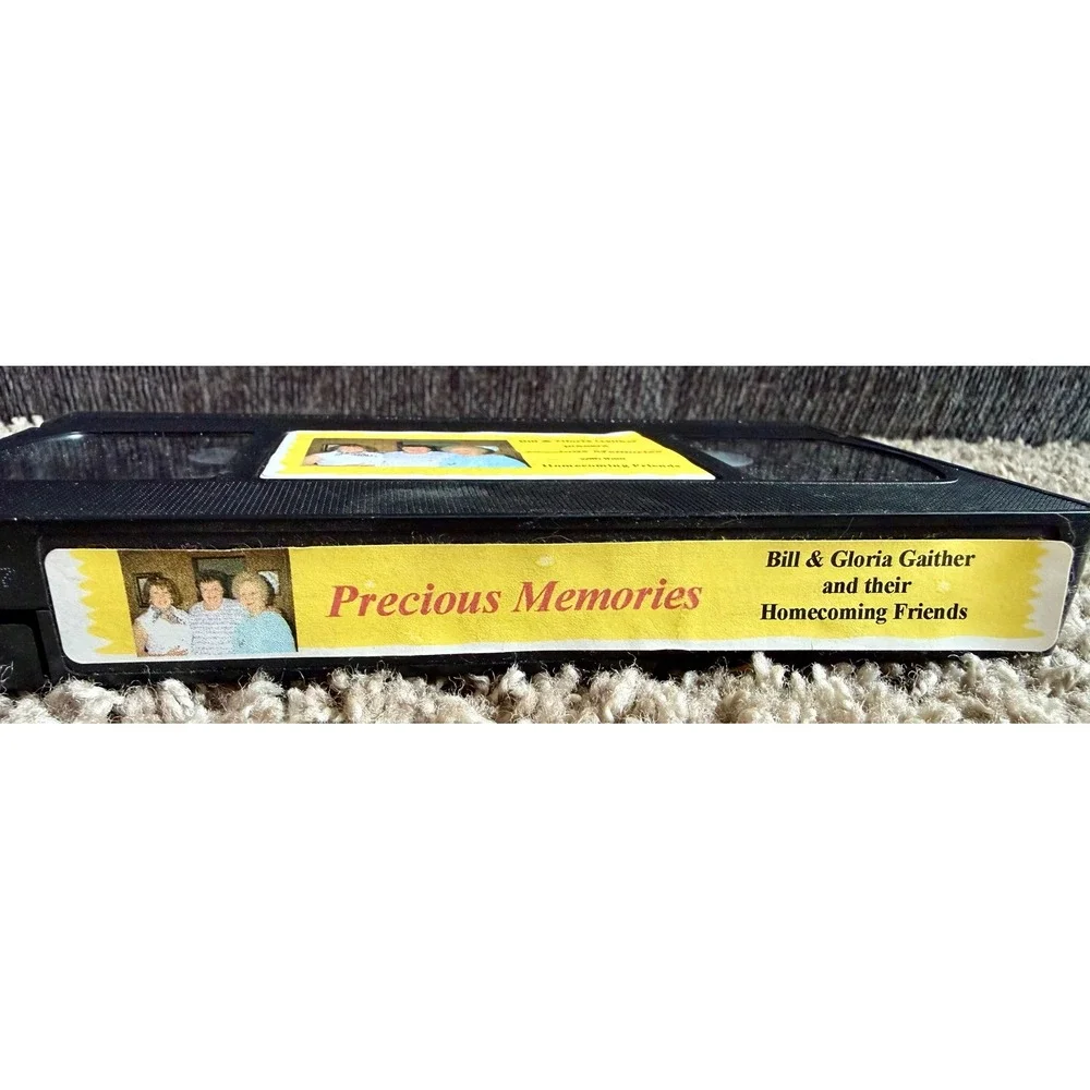 Sony VHS Tape Bill & Gloria Gaither Precious Memories Homecoming Friends T-120